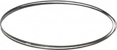 Starrett - 14 TPI, 6' 8" Long x 1/8" Wide x 0.025" Thick, Welded Band Saw Blade - Carbon Steel, Toothed Edge, Raker Tooth Set, Flexible Back, Contour Cutting - Exact Tooling