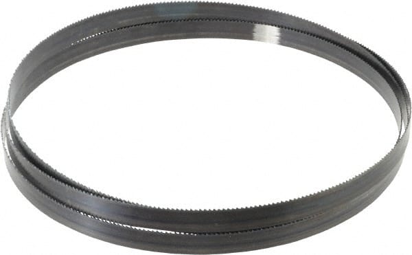 Starrett - 10 TPI, 7' 9" Long x 5/8" Wide x 0.032" Thick, Welded Band Saw Blade - Carbon Steel, Toothed Edge, Raker Tooth Set, Flexible Back, Contour Cutting - Exact Tooling