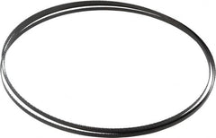 Starrett - 14 TPI, 7' 9-1/2" Long x 1/4" Wide x 0.025" Thick, Welded Band Saw Blade - Carbon Steel, Toothed Edge, Raker Tooth Set, Flexible Back, Contour Cutting - Exact Tooling