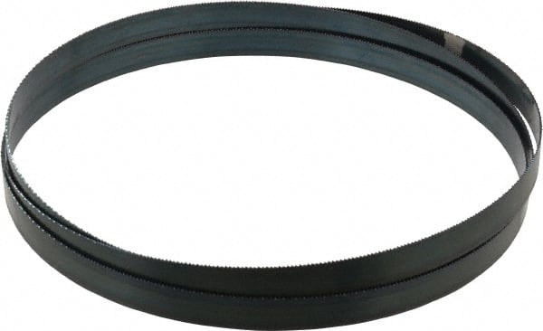 Starrett - 14 TPI, 8' 5" Long x 3/4" Wide x 0.032" Thick, Welded Band Saw Blade - Carbon Steel, Toothed Edge, Raker Tooth Set, Flexible Back, Contour Cutting - Exact Tooling