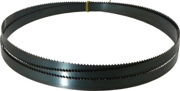 Starrett - 6 TPI, 9' Long x 3/4" Wide x 0.032" Thick, Welded Band Saw Blade - Carbon Steel, Toothed Edge, Raker Tooth Set, Flexible Back, Contour Cutting - Exact Tooling