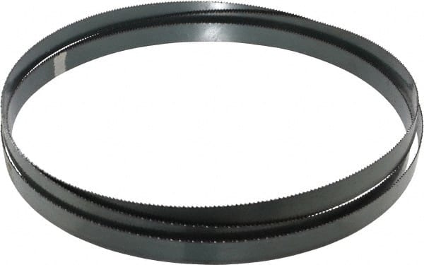 Starrett - 10 TPI, 9' Long x 3/4" Wide x 0.032" Thick, Welded Band Saw Blade - Carbon Steel, Toothed Edge, Raker Tooth Set, Flexible Back, Contour Cutting - Exact Tooling