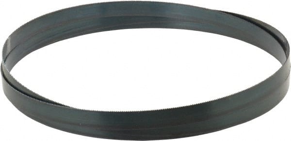 Starrett - 14 TPI, 9' Long x 3/4" Wide x 0.032" Thick, Welded Band Saw Blade - Carbon Steel, Toothed Edge, Raker Tooth Set, Flexible Back, Contour Cutting - Exact Tooling