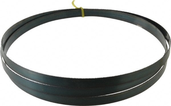 Starrett - 14 TPI, 9' 6" Long x 3/4" Wide x 0.032" Thick, Welded Band Saw Blade - Carbon Steel, Toothed Edge, Raker Tooth Set, Flexible Back, Contour Cutting - Exact Tooling
