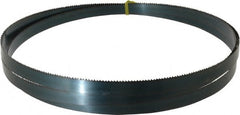 Starrett - 8 TPI, 9' 7-1/2" Long x 3/4" Wide x 0.032" Thick, Welded Band Saw Blade - Carbon Steel, Toothed Edge, Raker Tooth Set, Flexible Back, Contour Cutting - Exact Tooling