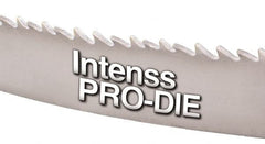 Starrett - 8 to 12 TPI, 14' 6" Long x 1/2" Wide x 0.035" Thick, Welded Band Saw Blade - Bi-Metal, Toothed Edge, Raker Tooth Set, Contour Cutting - Exact Tooling