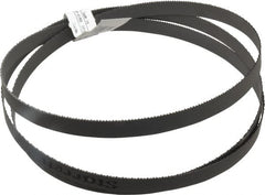 Starrett - 14 TPI, 5' 4-1/2" Long x 1/2" Wide x 0.035" Thick, Welded Band Saw Blade - Bi-Metal, Toothed Edge, Raker Tooth Set, Contour Cutting - Exact Tooling
