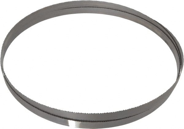 Starrett - 8 to 12 TPI, 10' 10-1/2" Long x 3/4" Wide x 0.035" Thick, Welded Band Saw Blade - Bi-Metal, Toothed Edge, Raker Tooth Set, Contour Cutting - Exact Tooling