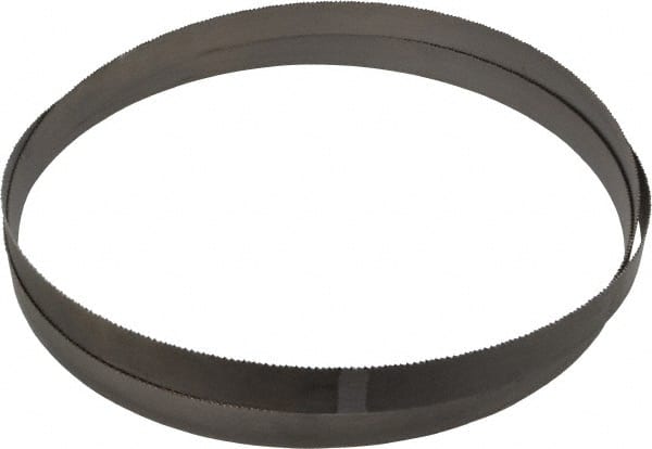 Starrett - 8 to 12 TPI, 11' Long x 1" Wide x 0.035" Thick, Welded Band Saw Blade - Bi-Metal, Toothed Edge, Raker Tooth Set, Contour Cutting - Exact Tooling