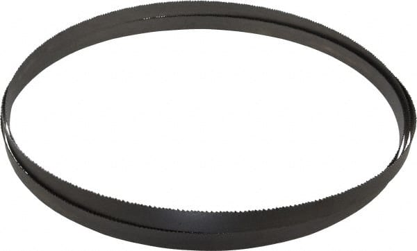 Starrett - 8 to 12 TPI, 11' 6" Long x 3/4" Wide x 0.035" Thick, Welded Band Saw Blade - Bi-Metal, Toothed Edge, Raker Tooth Set, Contour Cutting - Exact Tooling