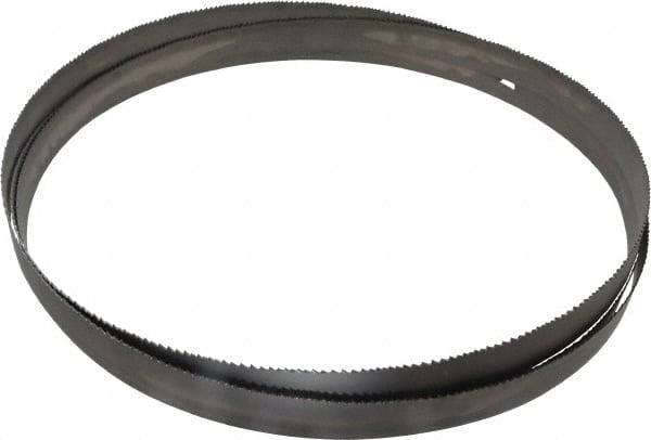 Starrett - 6 to 10 TPI, 11' 6" Long x 1" Wide x 0.035" Thick, Welded Band Saw Blade - Bi-Metal, Toothed Edge, Raker Tooth Set, Contour Cutting - Exact Tooling