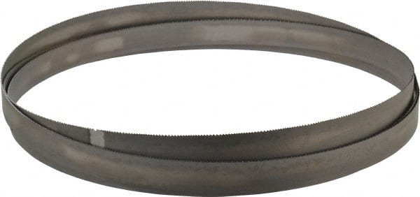 Starrett - 10 to 14 TPI, 11' 6" Long x 1" Wide x 0.035" Thick, Welded Band Saw Blade - Bi-Metal, Toothed Edge, Raker Tooth Set, Contour Cutting - Exact Tooling