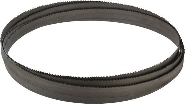 Starrett - 6 to 10 TPI, 14' 6" Long x 3/4" Wide x 0.035" Thick, Welded Band Saw Blade - Bi-Metal, Toothed Edge, Raker Tooth Set, Contour Cutting - Exact Tooling