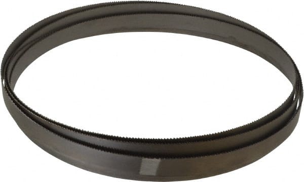 Starrett - 10 to 14 TPI, 14' 8" Long x 3/4" Wide x 0.035" Thick, Welded Band Saw Blade - Bi-Metal, Toothed Edge, Raker Tooth Set, Contour Cutting - Exact Tooling