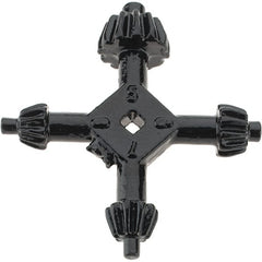 Import - Drill Chuck Keys & Keyleashes Type: 4-Way Key Key Number: K2; K3; K4; K32 - Exact Tooling