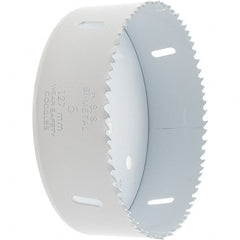 Value Collection - 5" Diam, 1-1/2" Cutting Depth, Hole Saw - Bi-Metal Saw, Toothed Edge - Exact Tooling