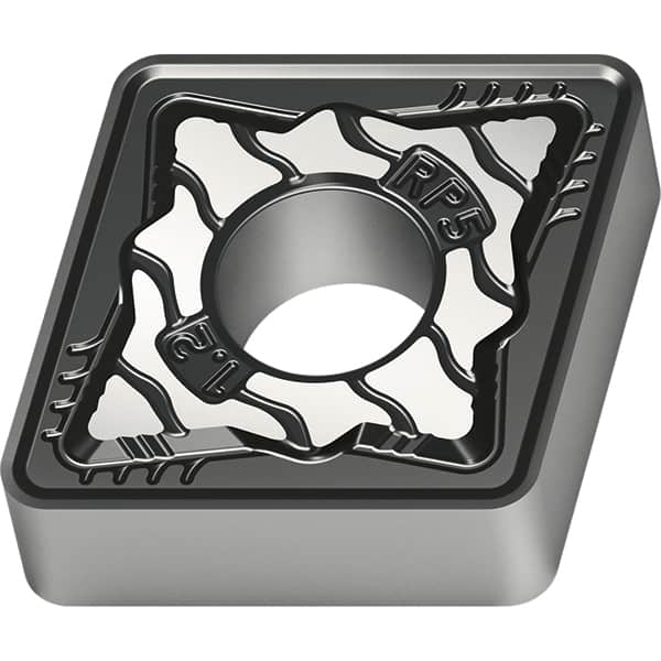 Walter - CNMG544 RP5 Grade WPP30S Carbide Turning Insert - TiCN/Al2O3/TiN Finish, 80° Diamond, 5/8" Inscr Circle, 1/4" Thick, 1/16" Corner Radius - Exact Tooling