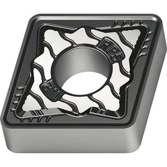 Walter - CNMG544 RP5 Grade WPP30S Carbide Turning Insert - TiCN/Al2O3/TiN Finish, 80° Diamond, 5/8" Inscr Circle, 1/4" Thick, 1/16" Corner Radius - Exact Tooling