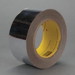 3M - Film Tape; Material Type: Metal or Metal Blend ; Thickness (mil): 2.1000 ; Color: Silver ; Adhesive Material: Acrylic ; Width (Inch): 1/2 ; Length (Feet): 216.000 - Exact Tooling
