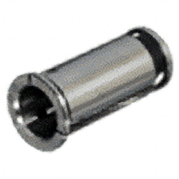 Iscar - 1/4" ID x 1-1/4" OD, Sealed Hydraulic Chuck Sleeve - Steel, 2-7/16" Length Under Head - Exact Tooling