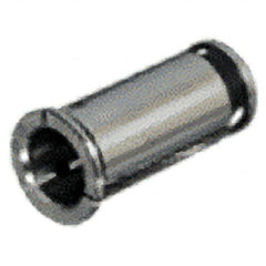 Iscar - 1/4" ID x 3/4" OD, Sealed Hydraulic Chuck Sleeve - Steel, 2" Length Under Head - Exact Tooling