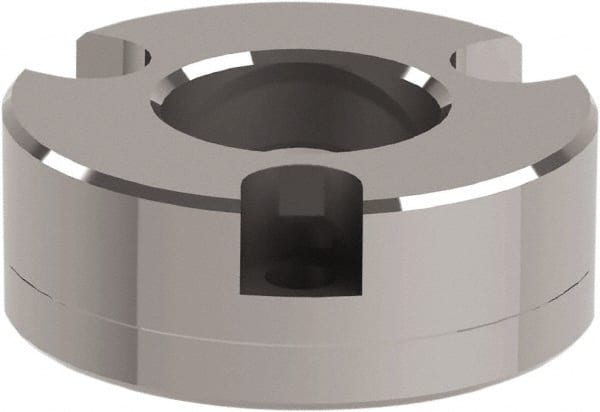 Jergens - Ball Lock System Compatible, Bolt-In Recessed Modular Fixturing Receiver Bushing - 16mm ID x 1-7/16" OD, 1-7/16" Overall Height - Exact Tooling