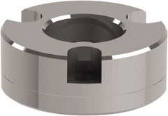 Jergens - Ball Lock System Compatible, Bolt-In Recessed Modular Fixturing Receiver Bushing - 16mm ID x 1-7/16" OD, 1-7/16" Overall Height - Exact Tooling