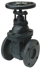 Legend Valve - 4" Pipe, Class 125, Flanged Cast Iron Solid Wedge OS & Y Gate Valve - 200 WOG, 125 WSP, Bolted Bonnet - Exact Tooling