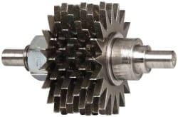 Desmond - 2" Diam Dresser Replacement Cutter Set - 1-1/4" Thick Wheel, Fits Dresser 14310, for Grinding Wheel Dressing - Exact Tooling