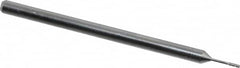 Made in USA - Diamond (Abrasive) Grinding Pin - 1/8" Shank Diam Very Fine Grade, 220 Grit - Exact Tooling