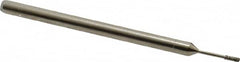 Made in USA - 0.157" Head Thickness CBN Grinding Pin - 1/8" Shank Diam Fine Grade, 120 Grit - Exact Tooling
