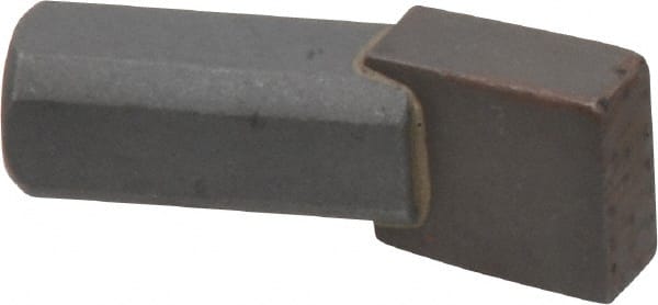 Made in USA - 2A-E, 3/4" Long x 7/16" Shank Diam Multi-Point Diamond Dresser - 1/2" Long x 1/4" Thick Head - Exact Tooling