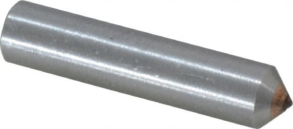 Made in USA - 1/5 Carat Single Point Diamond Dresser - 2" Long x 7/16" Shank Diam - Exact Tooling