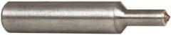 Made in USA - 2" Long x 3/8" Shank Diam Single Point Diamond Dresser - Radius Tool - Exact Tooling
