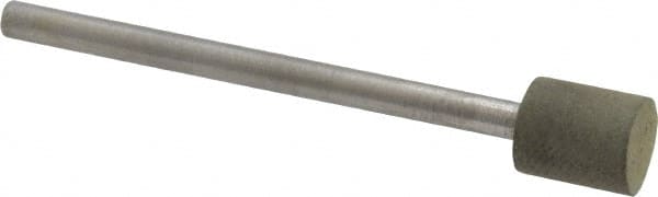 Made in USA - 5/16" Head Diam x 5/16" Head Thickness Diamond (Abrasive) Grinding Pin - 1/8" Shank Diam x 1.5625" Shank Length, Very Fine Grade, 150 Grit - Exact Tooling
