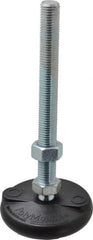 Gibraltar - M16 Bolt Thread, Studded Pivotal Stud Mount Leveling Pad & Mount - 2,270 Kg Capacity, 76mm Base Diam - Exact Tooling