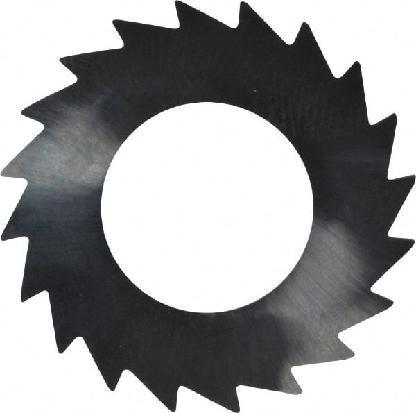 Made in USA - 1" Diam x 0.0313" Blade Thickness x 1/2" Arbor Hole Diam, 20 Tooth Slitting and Slotting Saw - Arbor Connection, Solid Carbide, Concave Ground - Exact Tooling
