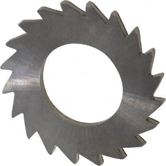 Made in USA - 1" Diam x 1/16" Blade Thickness x 1/2" Arbor Hole Diam, 20 Tooth Slitting and Slotting Saw - Arbor Connection, Solid Carbide, Concave Ground - Exact Tooling
