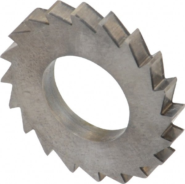 Made in USA - 1" Diam x 1/8" Blade Thickness x 1/2" Arbor Hole Diam, 20 Tooth Slitting and Slotting Saw - Arbor Connection, Solid Carbide, Concave Ground - Exact Tooling