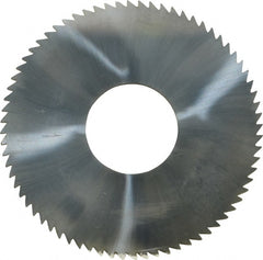 Made in USA - 2-1/2" Diam x 1/16" Blade Thickness x 7/8" Arbor Hole Diam, 72 Tooth Slitting and Slotting Saw - Arbor Connection, Solid Carbide, Concave Ground - Exact Tooling