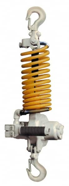 Coffing - 300 Lb Load Limit, 6-1/2' Max Height Air Chain Hoist - 36 FPM Lift Speed, - Exact Tooling