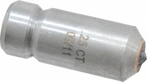 Made in USA - 1/4 Carat Single Point Diamond Dresser - 1-1/8" Long x 7/16" Shank Diam - Exact Tooling