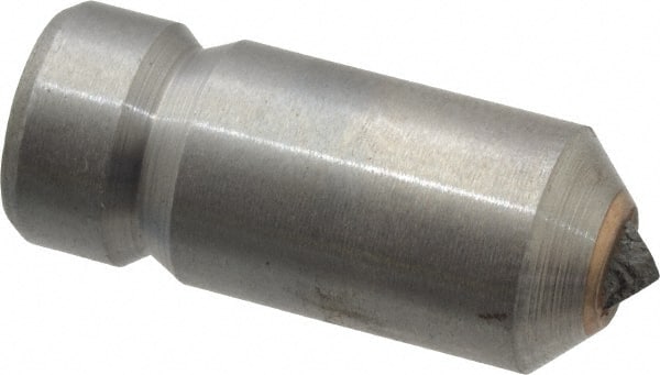 Made in USA - 1/2 Carat Single Point Diamond Dresser - 1-1/8" Long x 7/16" Shank Diam - Exact Tooling