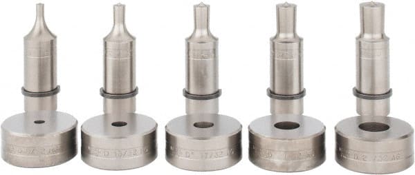 Metalpro - Ironworker Punch & Die Sets Set Type: Punch & Die Punch/Die Shape: Round - Exact Tooling