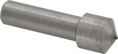Value Collection - 1/4 Carat Single Point Diamond Dresser - 1-1/2" Long x 7/16" Shank Diam, 5/8" Diam x 5/8" Thick Head - Exact Tooling