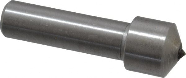 Value Collection - 1/2 Carat Single Point Diamond Dresser - 1-1/2" Long x 7/16" Shank Diam, 5/8" Diam x 5/8" Thick Head - Exact Tooling