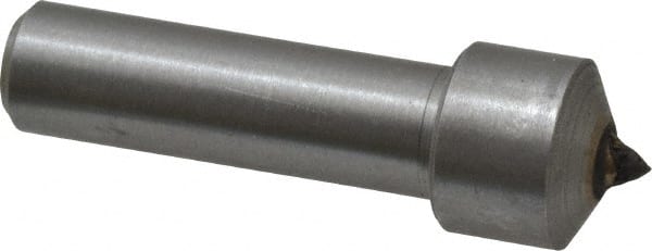 Value Collection - 1-1/2 Carat Single Point Diamond Dresser - 1-1/2" Long x 7/16" Shank Diam, 5/8" Diam x 5/8" Thick Head - Exact Tooling