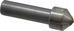 Made in USA - 1/4 Carat Single Point Diamond Dresser - 1-1/2" Long x 7/16" Shank Diam, 5/8" Diam x 5/8" Thick Head - Exact Tooling