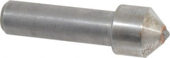 Made in USA - 3/4 Carat Single Point Diamond Dresser - 1-1/2" Long x 7/16" Shank Diam, 5/8" Diam x 5/8" Thick Head - Exact Tooling