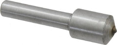 Value Collection - 1/4 Carat Single Point Diamond Dresser - 1-1/8" Long x 1/4" Shank Diam, 7/16" Diam x 5/8" Thick Head - Exact Tooling